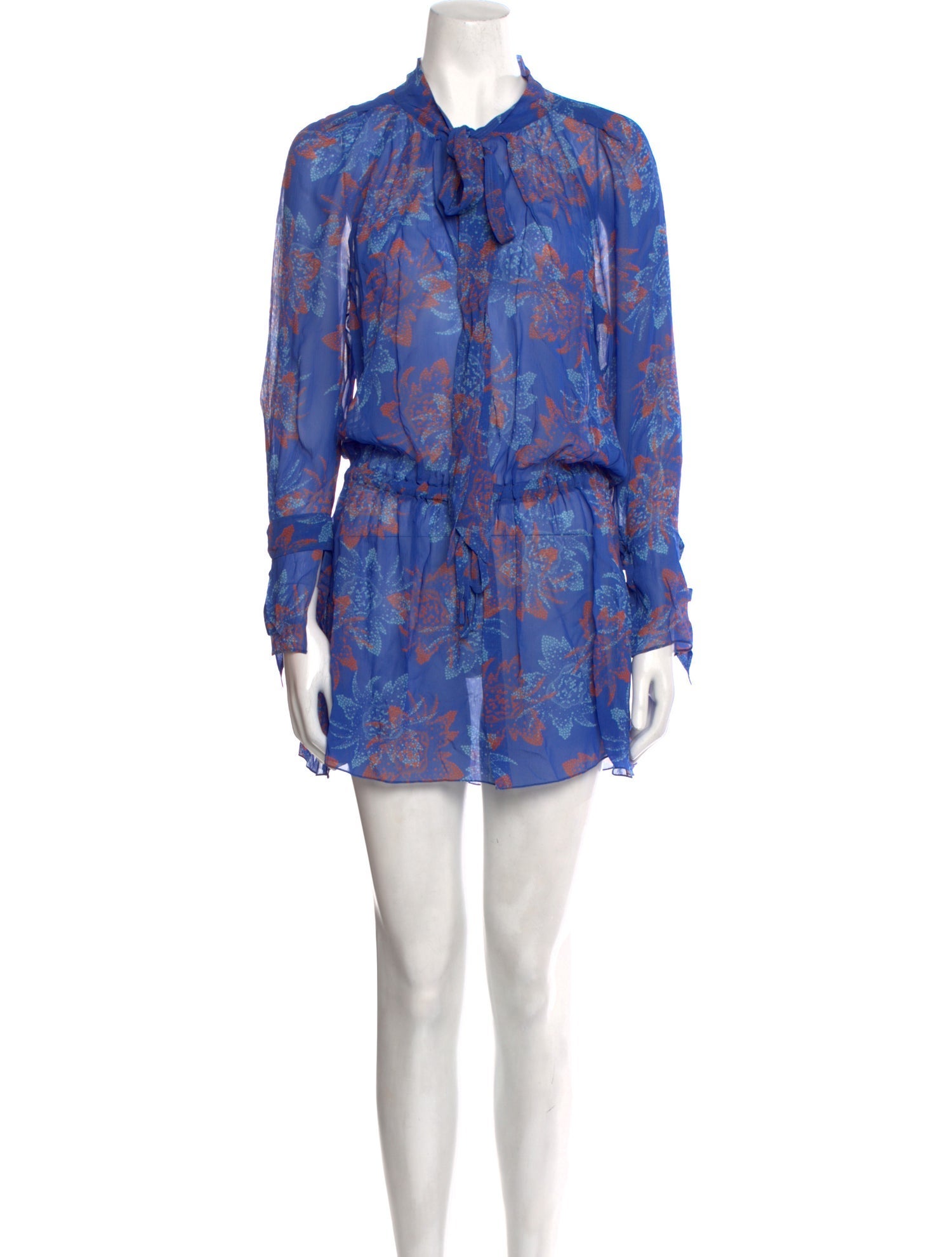 Roland Mouret Floral Print Mini Dress