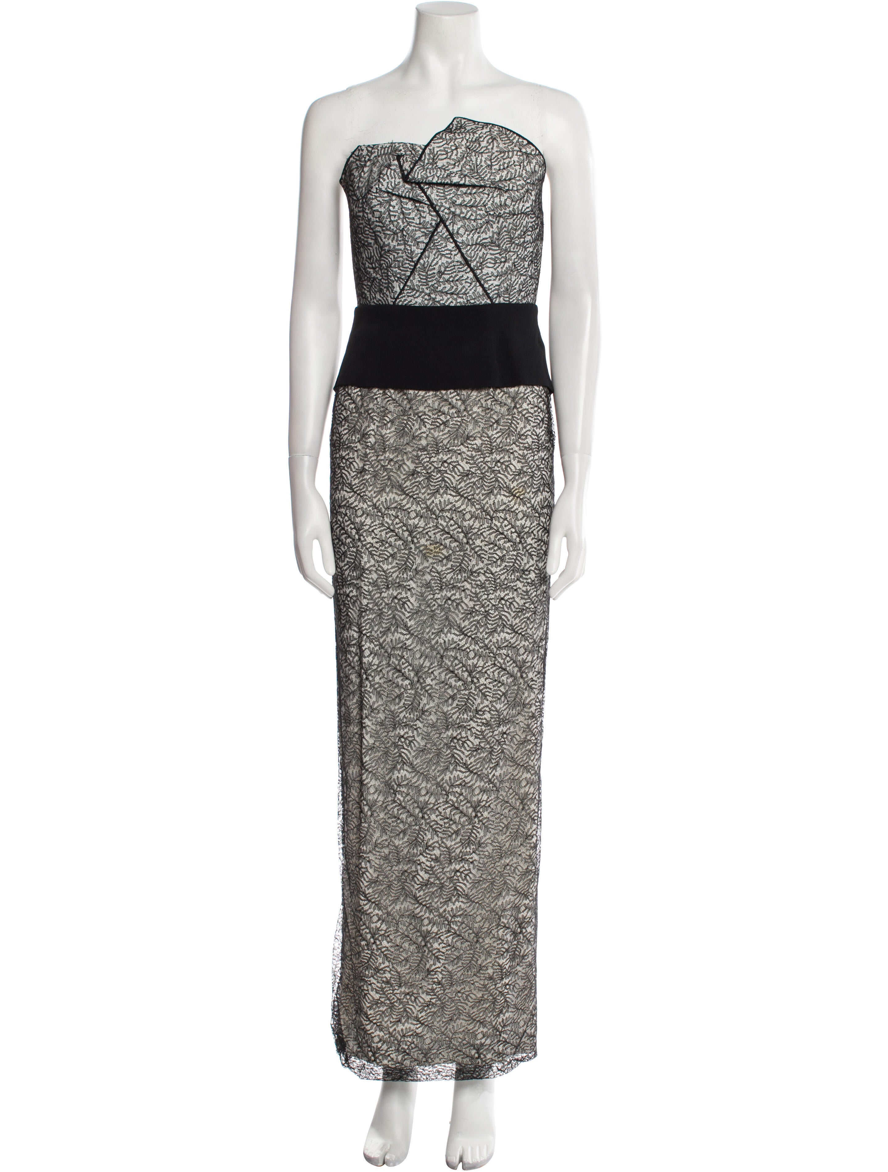 Roland Mouret Printed Long Dress