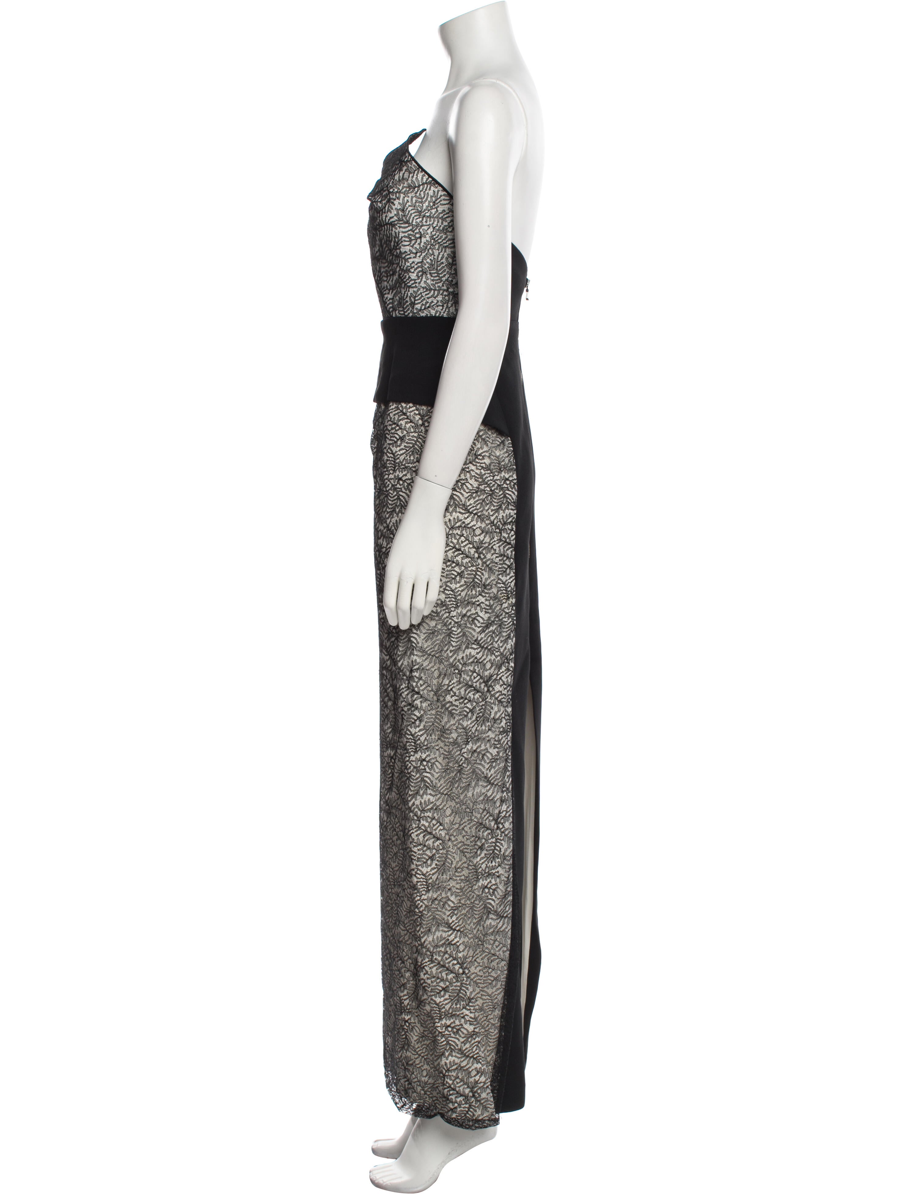 Roland Mouret Printed Long Dress