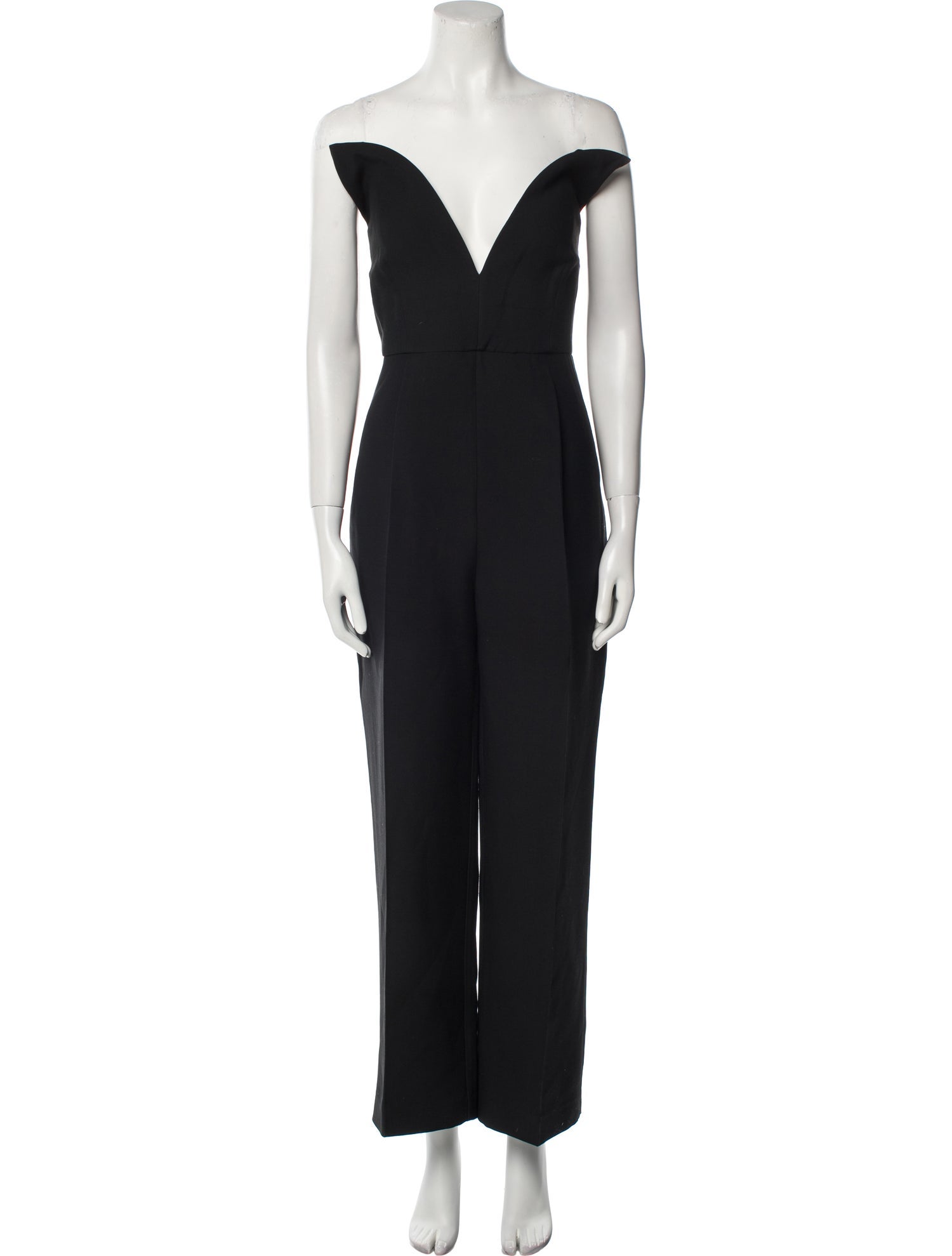 Roland Mouret Wool Strapless Jumpsuit