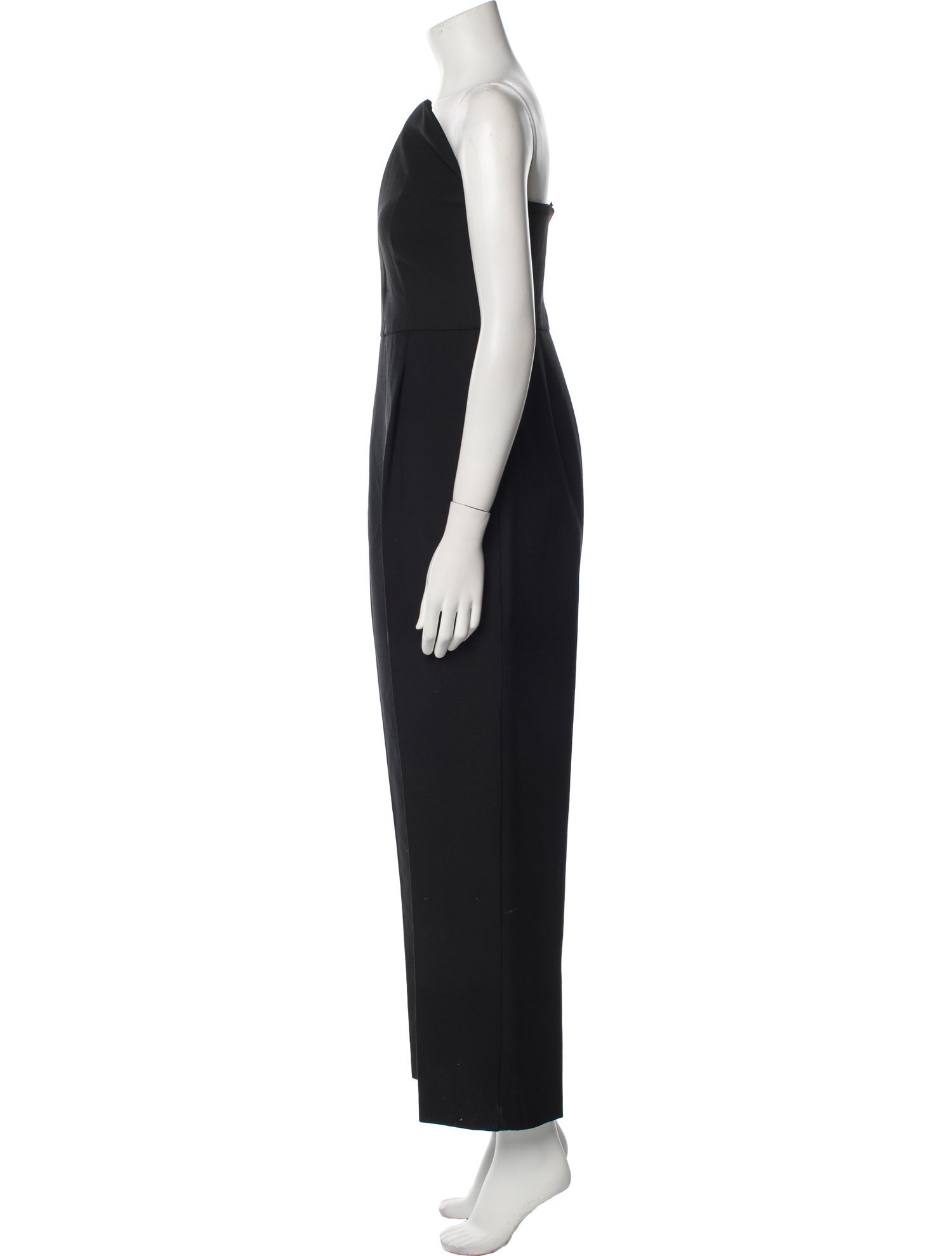 Roland Mouret Wool Strapless Jumpsuit