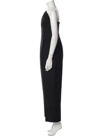 Roland Mouret Wool Strapless Jumpsuit