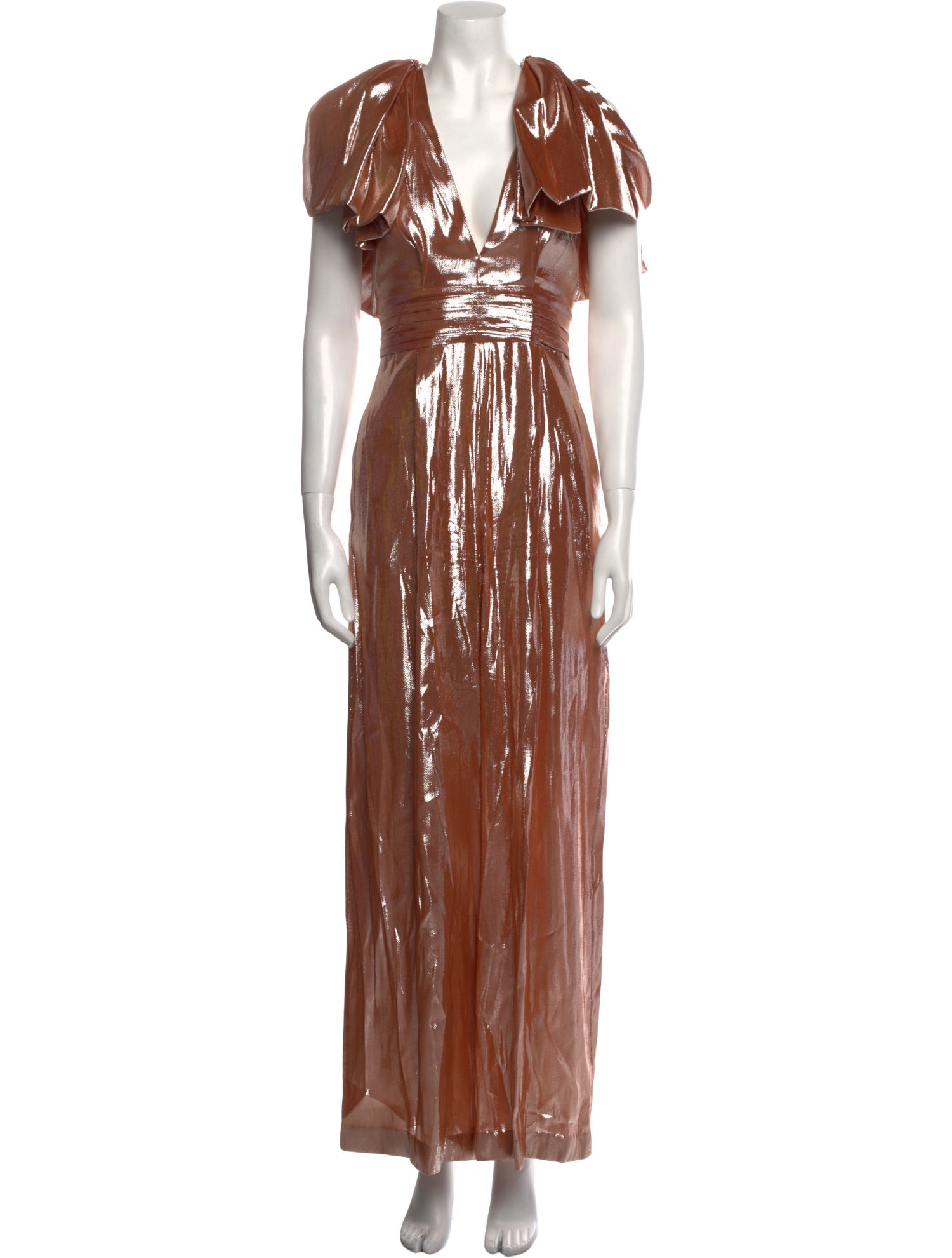 Roland Mouret Silk V-Neck Jumpsuit