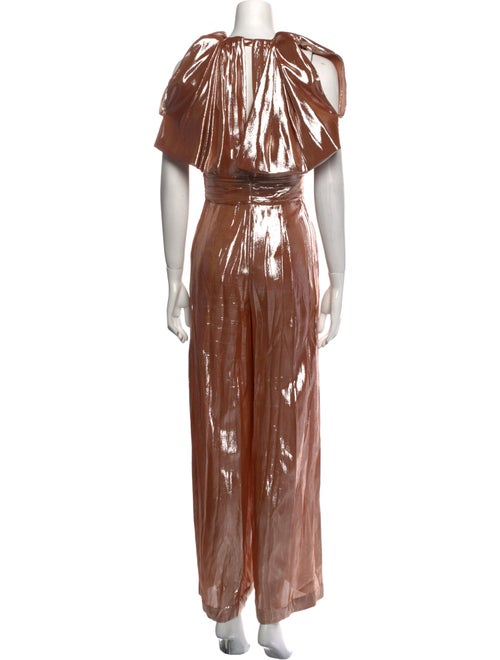 Roland Mouret Silk V-Neck Jumpsuit