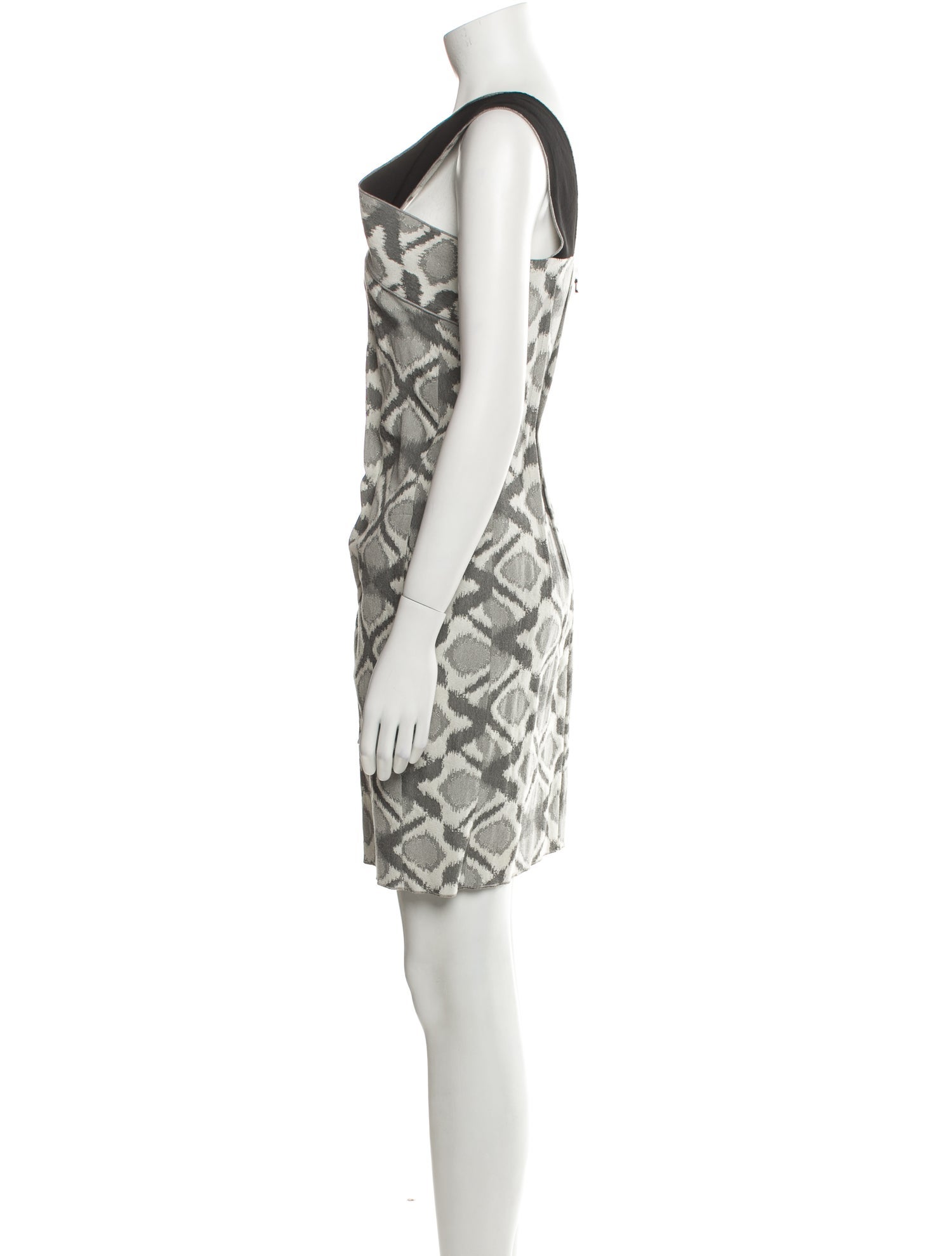 Roland Mouret Printed Mini Dress
