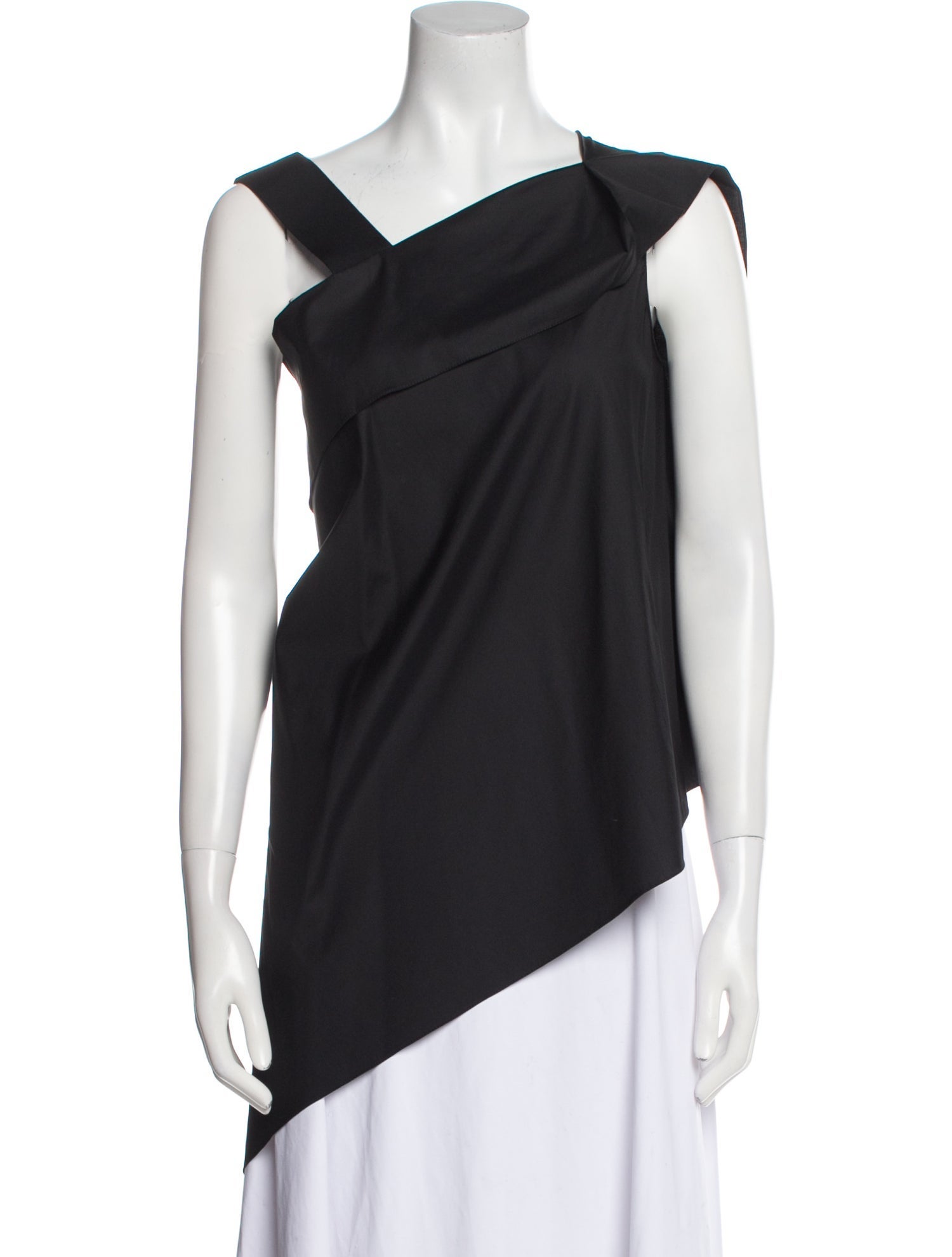 Roland Mouret One-Shoulder Sleeveless Top