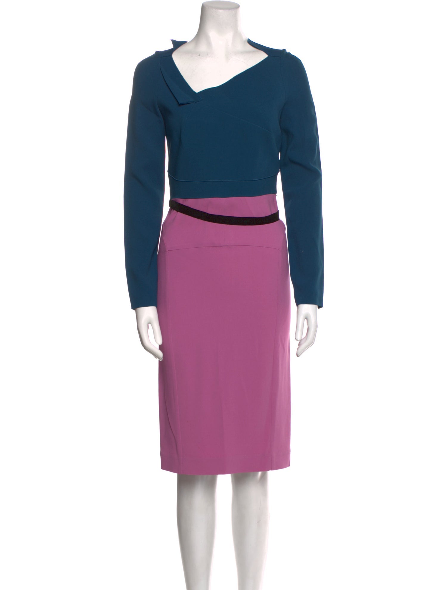 Roland Mouret Asymmetrical Knee-Length Dress