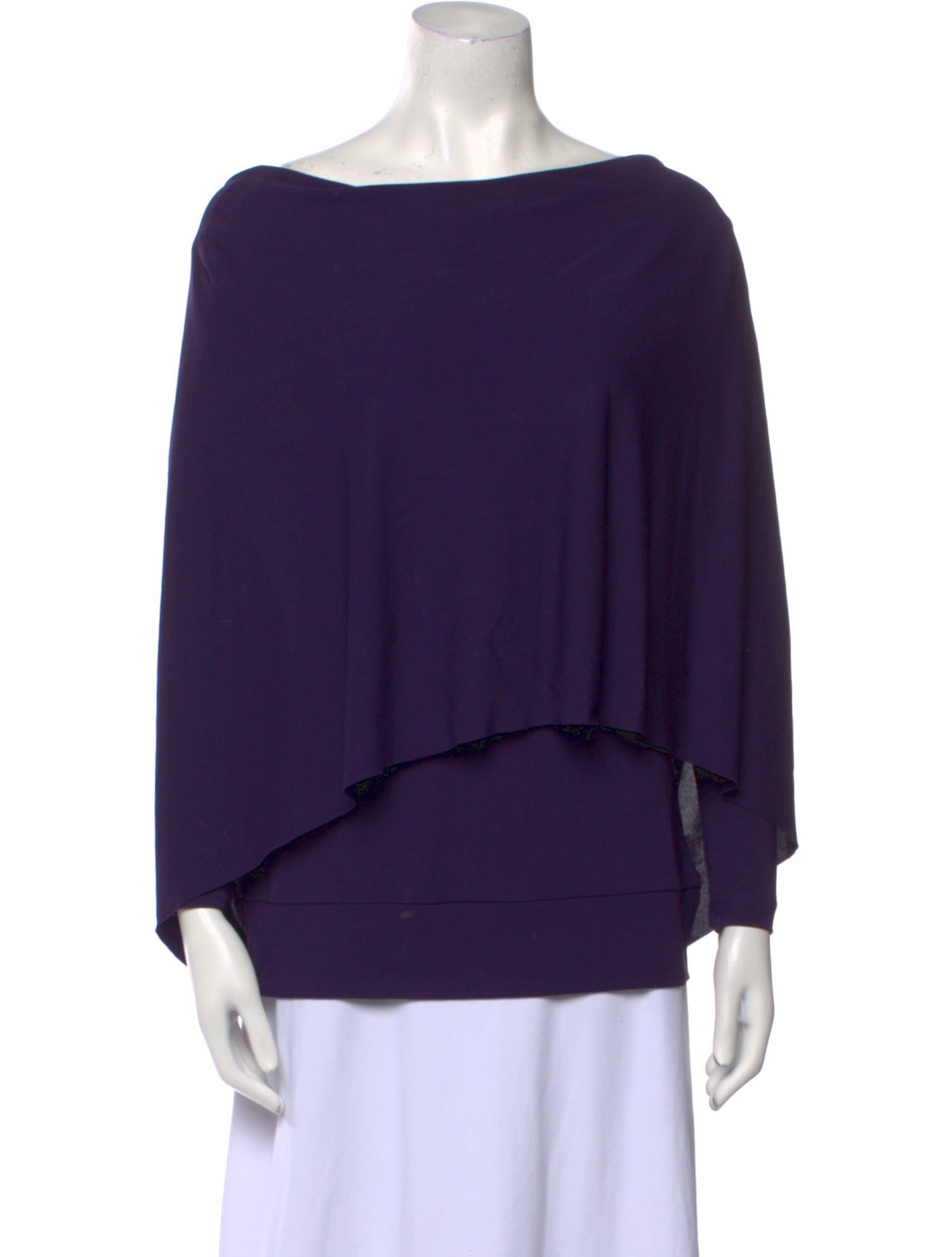 Roland Mouret Bateau Neckline Long Sleeve Blouse