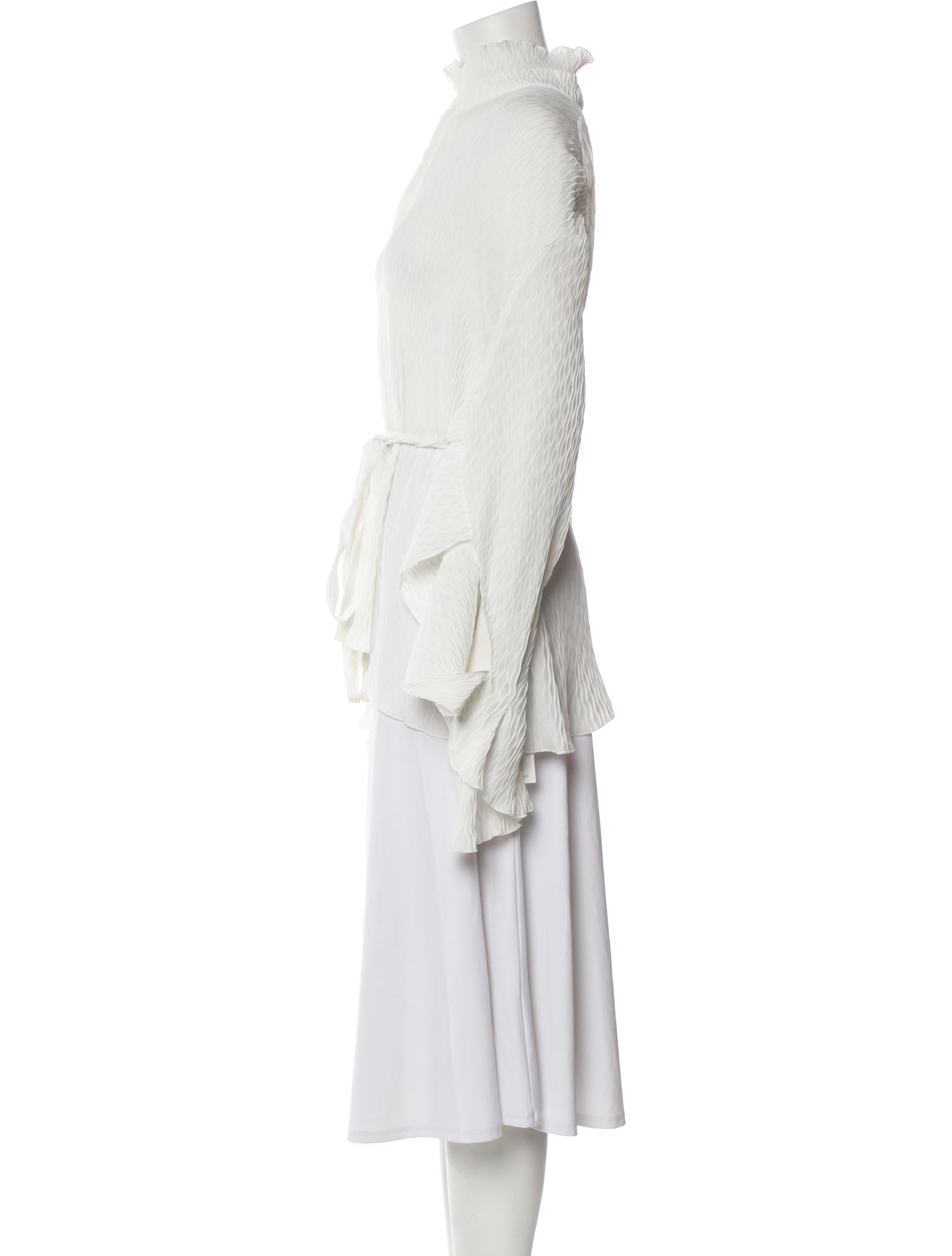 Roland Mouret Mock Neck Long Sleeve Tunic