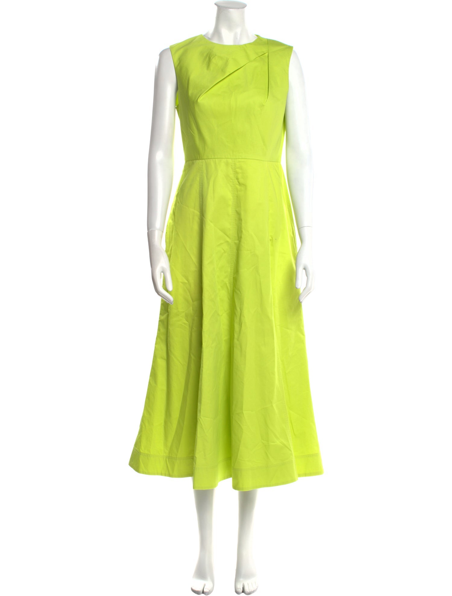 Roland Mouret Crew Neck Long Dress