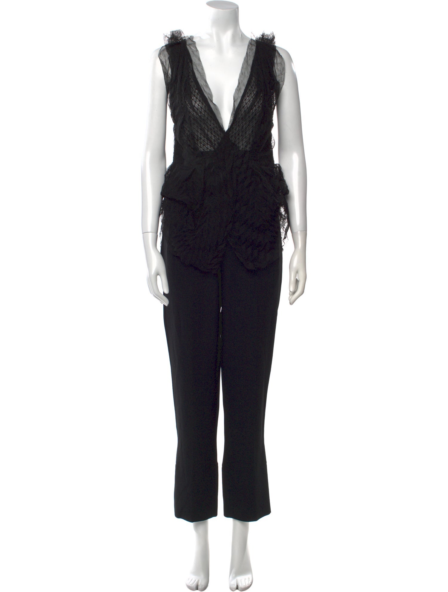 Roland Mouret V-Neck Jumpsuit