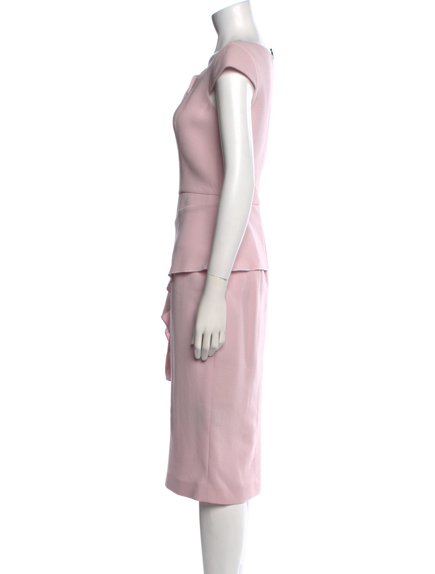 Roland Mouret Wool Midi Length Dress