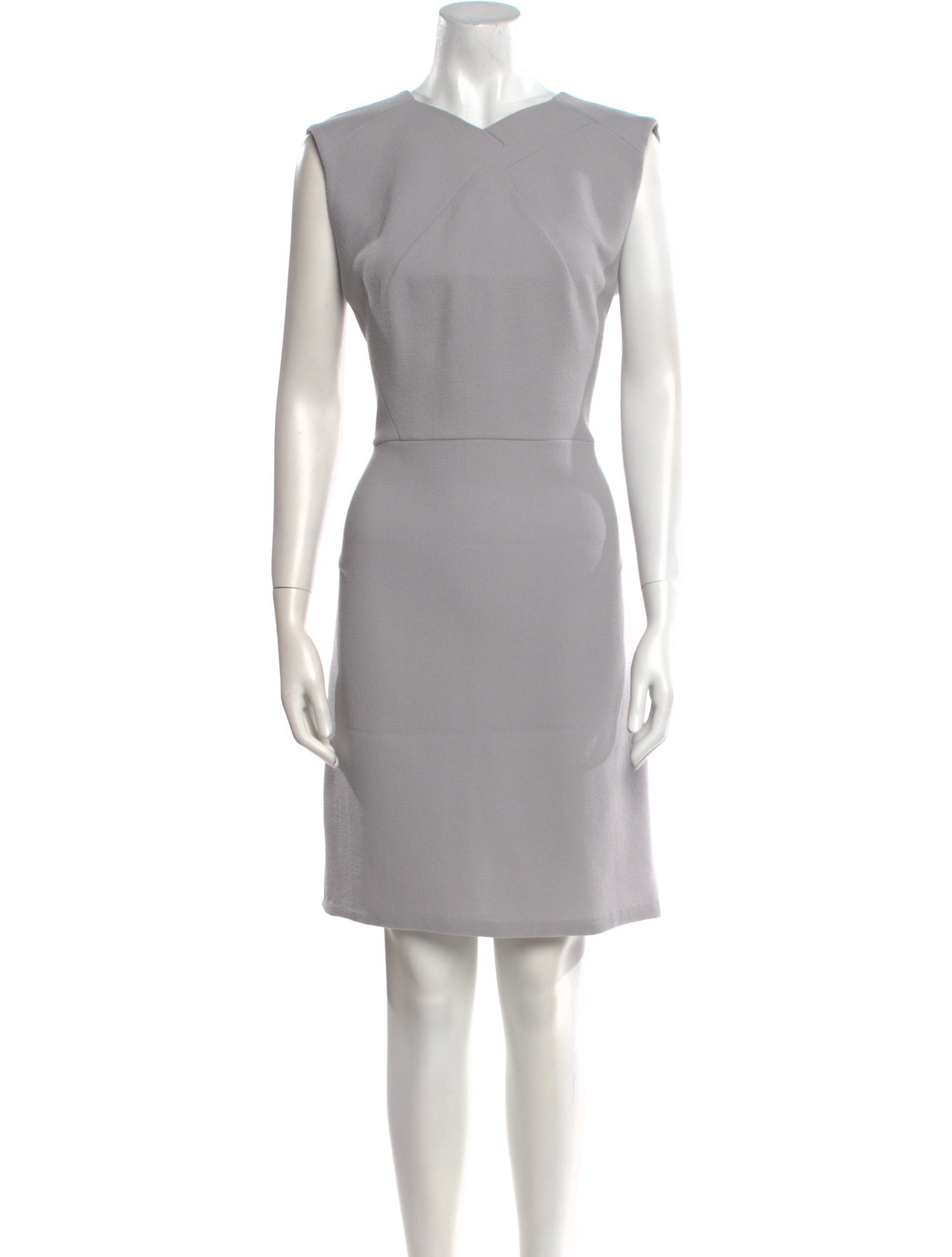 Roland Mouret V-Neck Knee-Length Dress