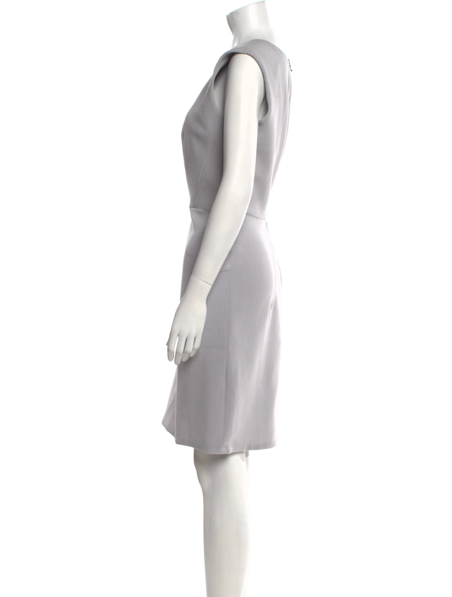 Roland Mouret V-Neck Knee-Length Dress