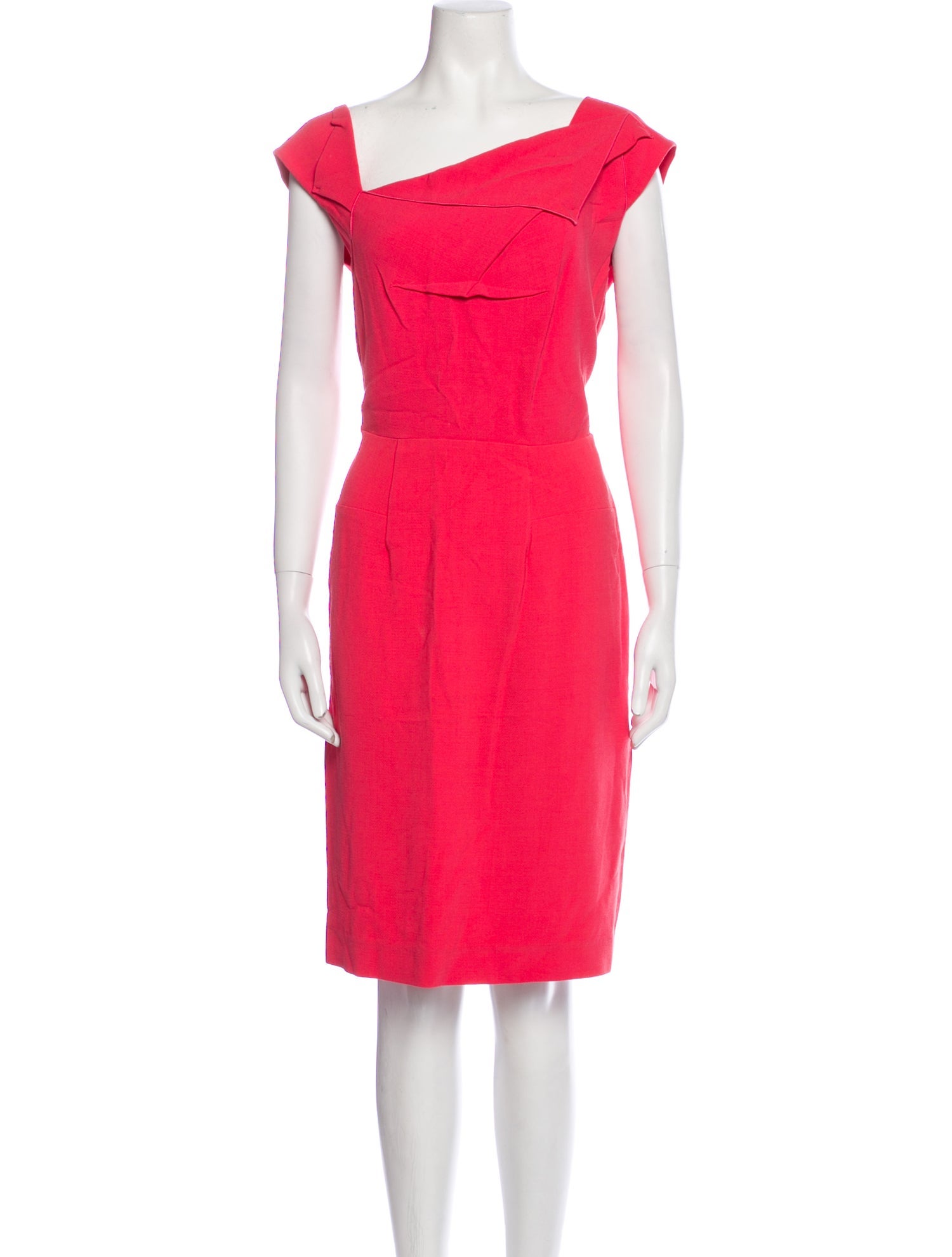 Roland Mouret Asymmetrical Knee-Length Dress