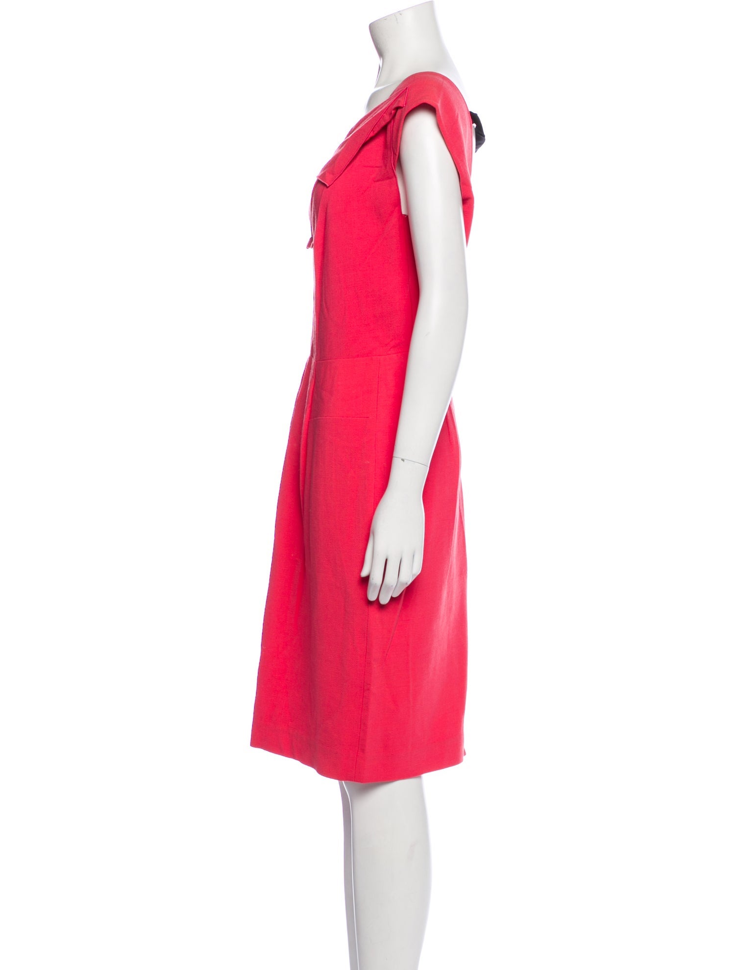 Roland Mouret Asymmetrical Knee-Length Dress