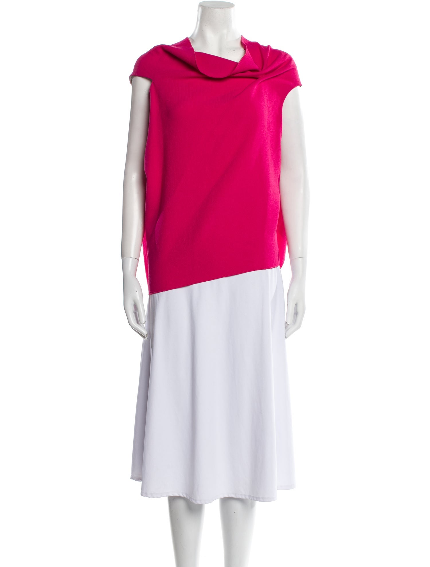 Roland Mouret Virgin Wool Cowl Neck Tunic