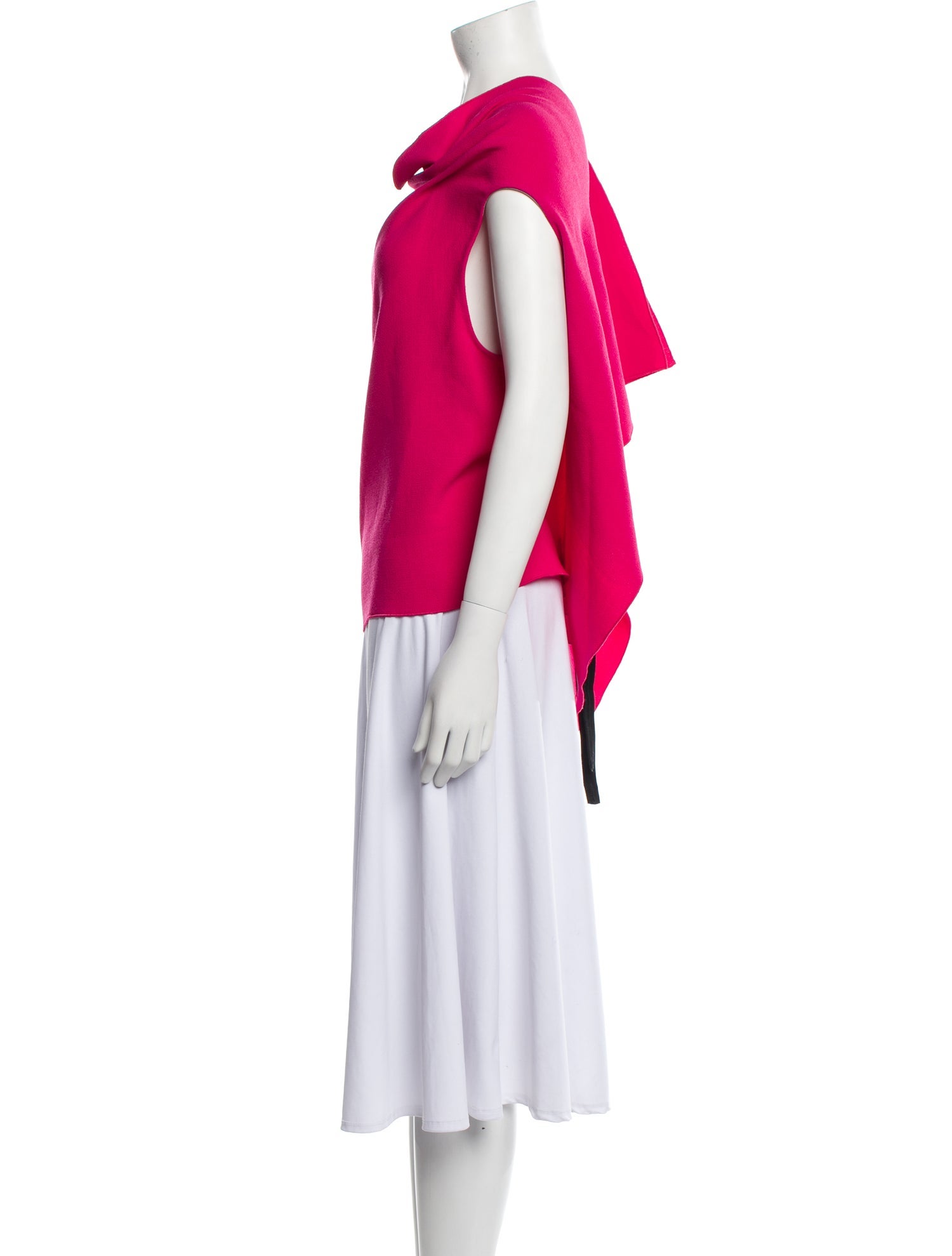 Roland Mouret Virgin Wool Cowl Neck Tunic