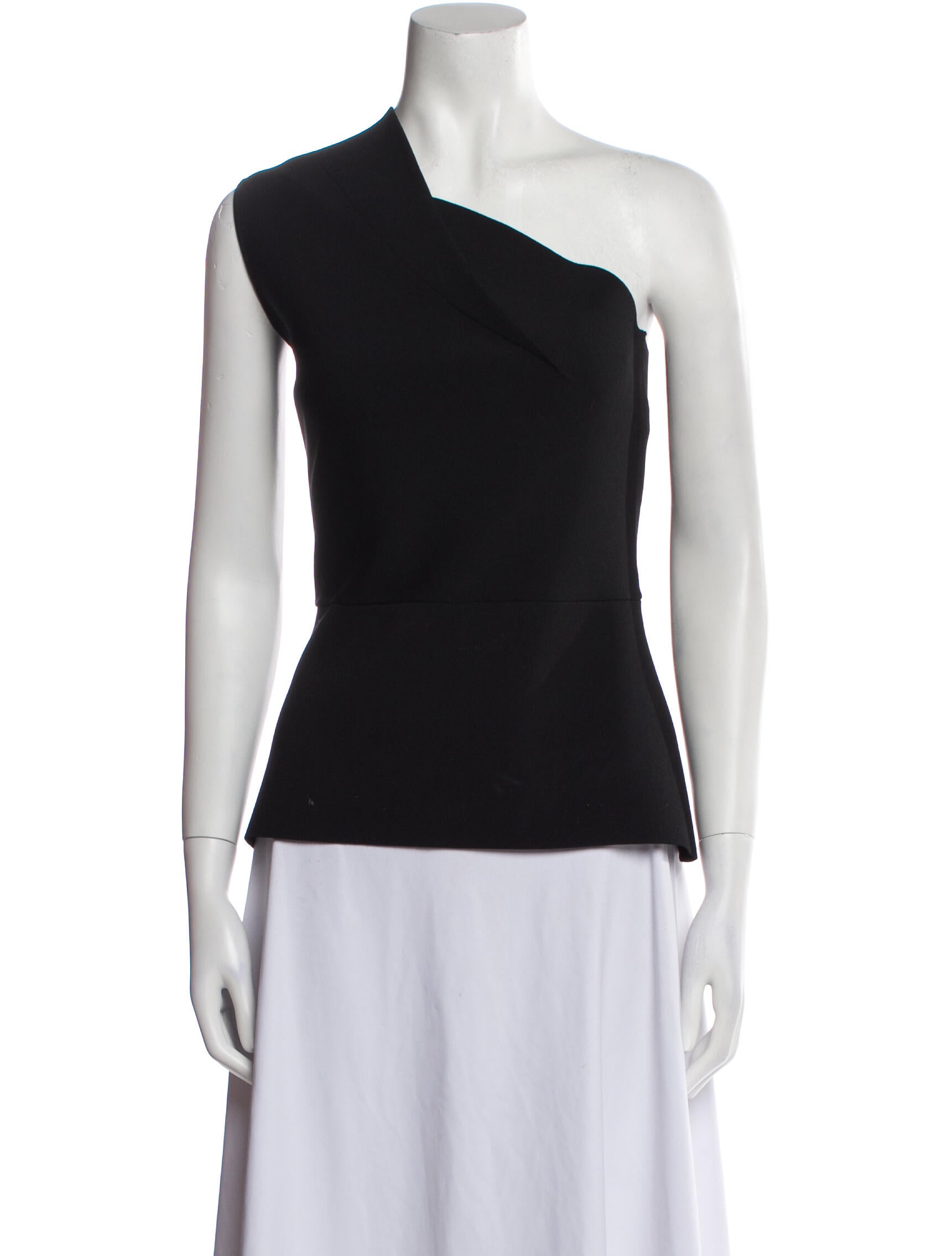Roland Mouret One-Shoulder Sleeveless Top