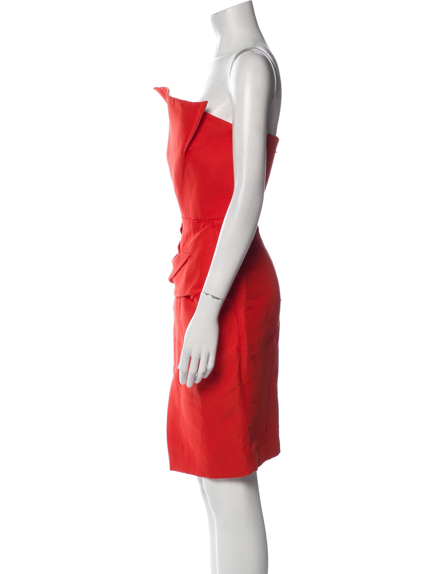 Roland Mouret One-Shoulder Mini Dress