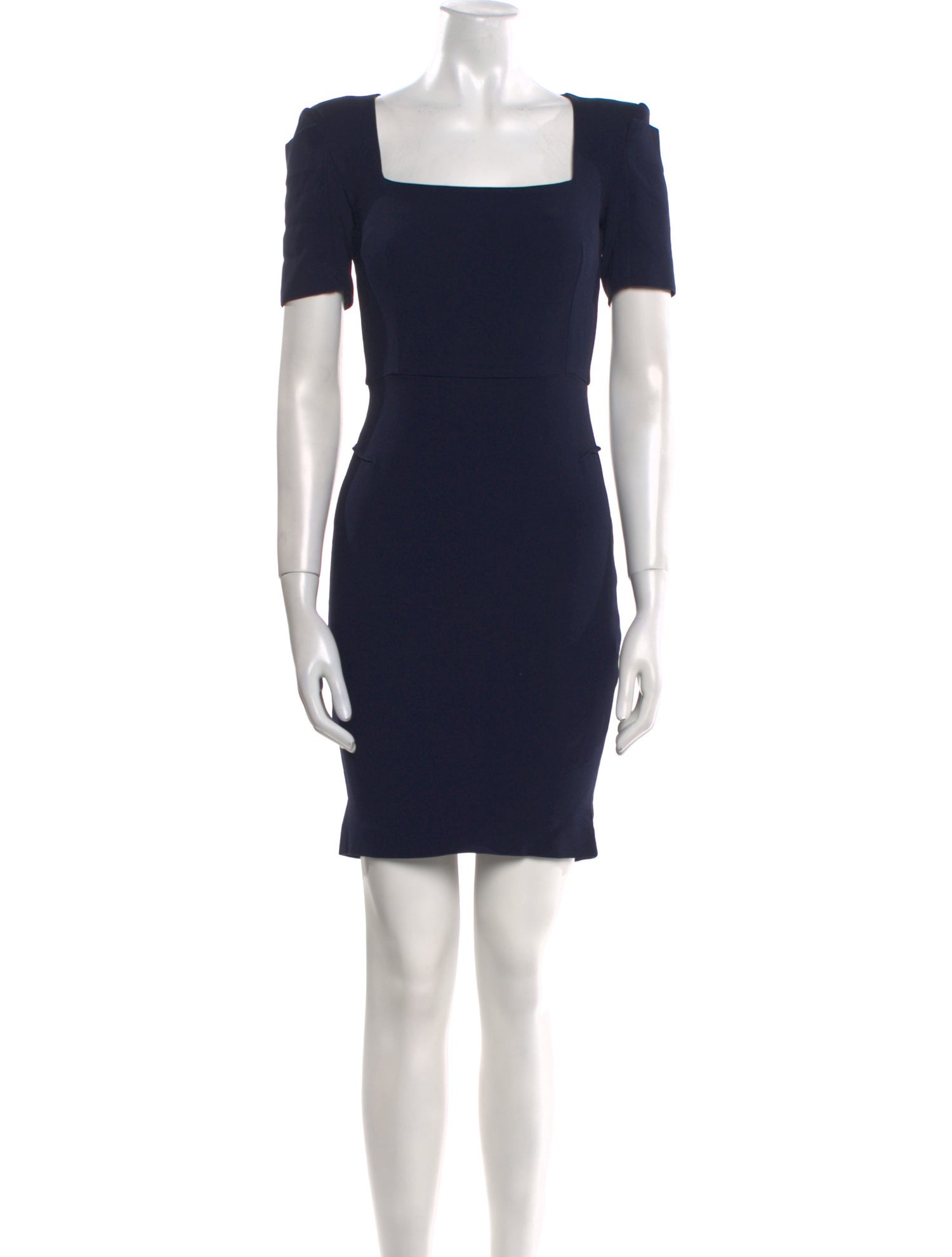 Roland Mouret Square Neckline Mini Dress