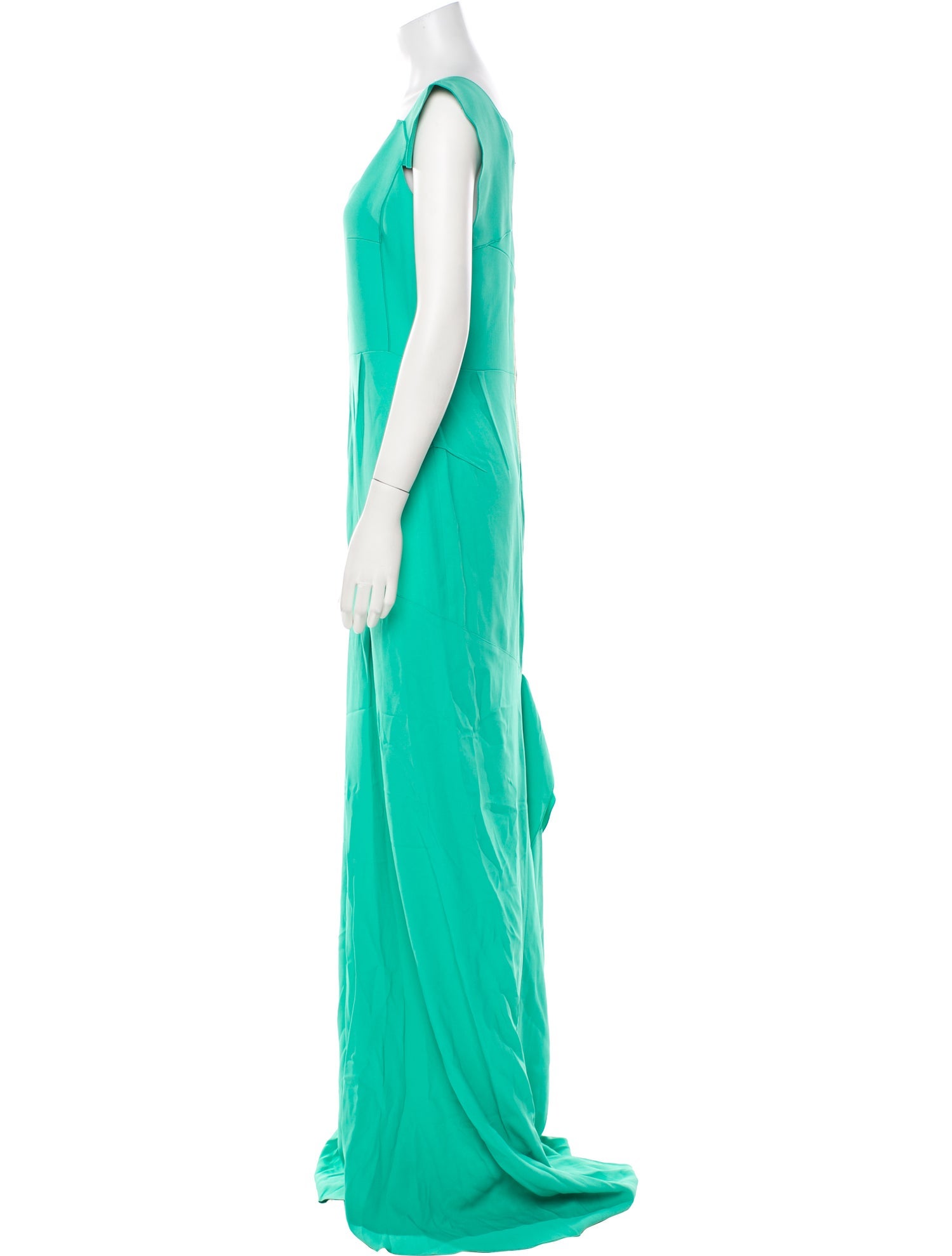 Roland Mouret V-Neck Long Dress