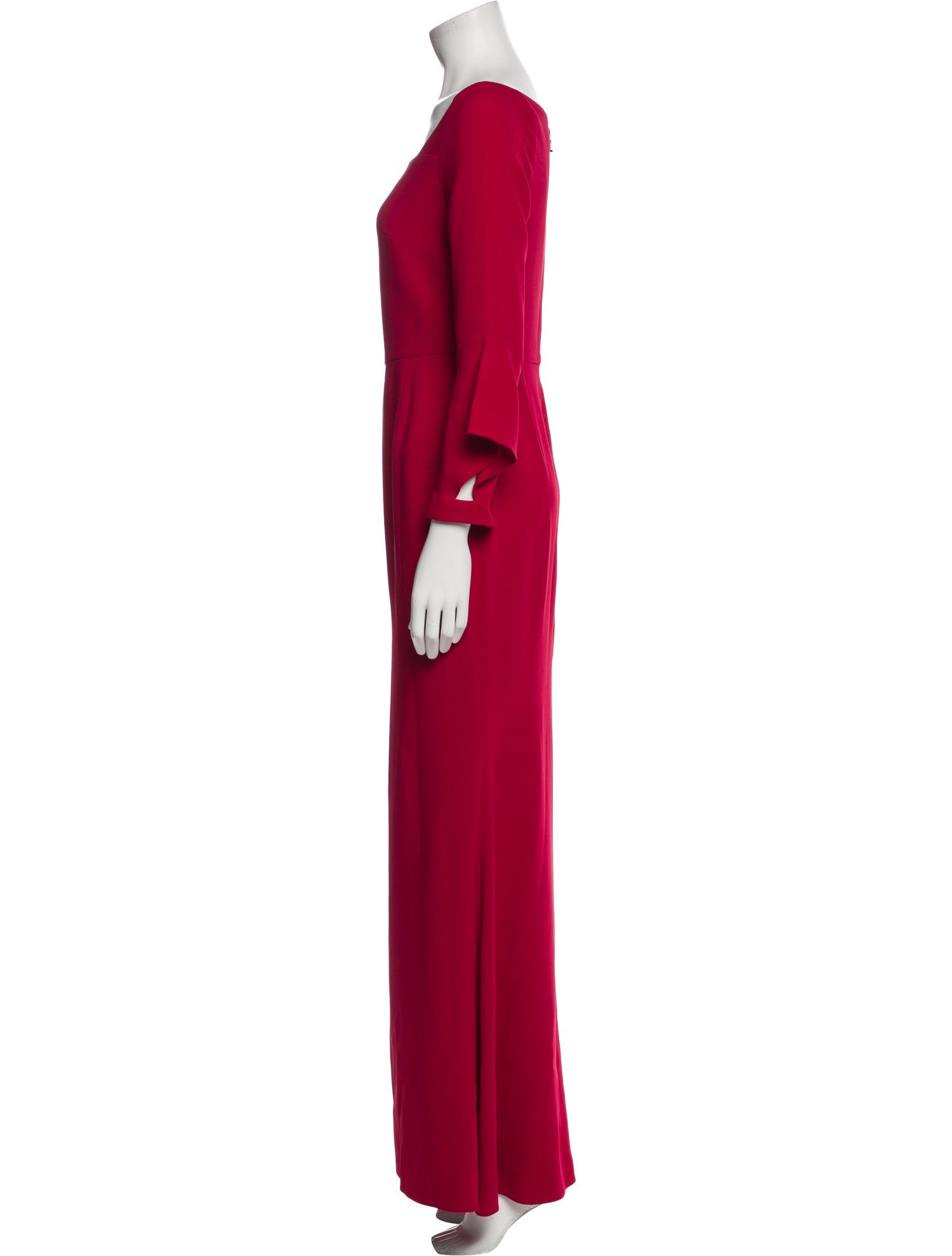 Roland Mouret Square Neckline Long Dress