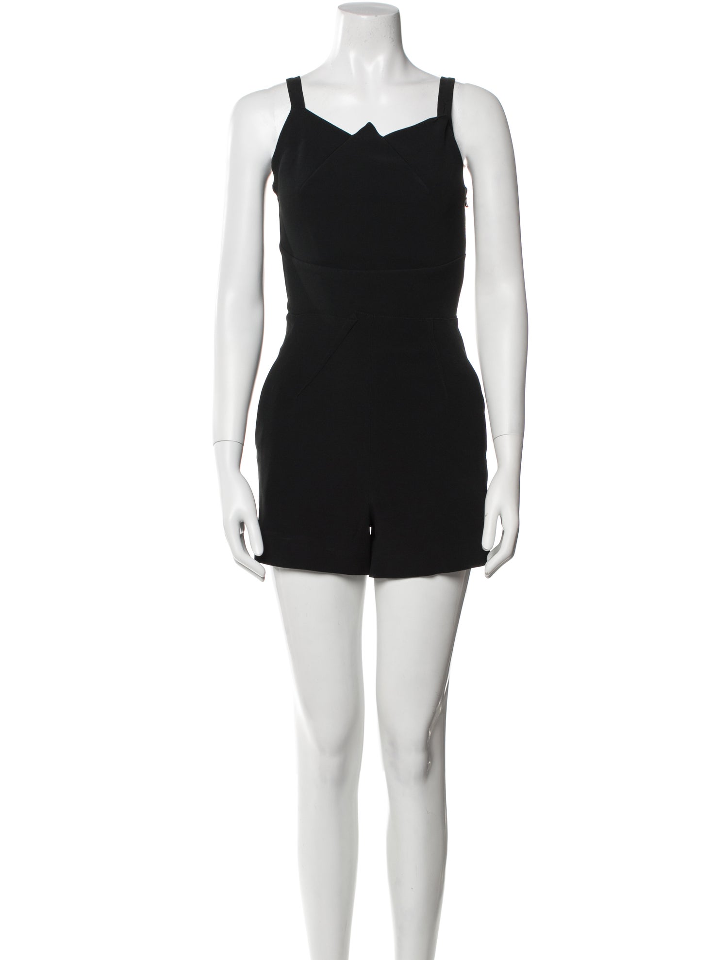 Roland Mouret Square Neckline Romper