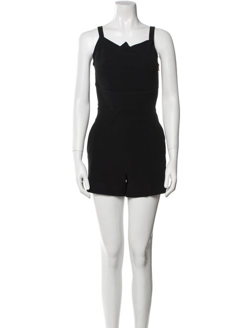 Roland Mouret Square Neckline Romper