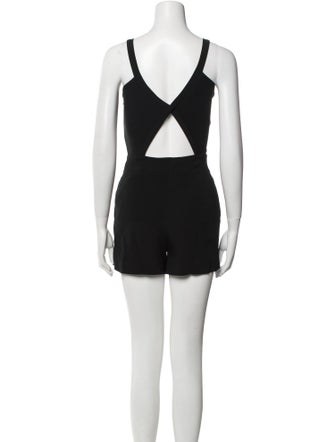 Roland Mouret Square Neckline Romper
