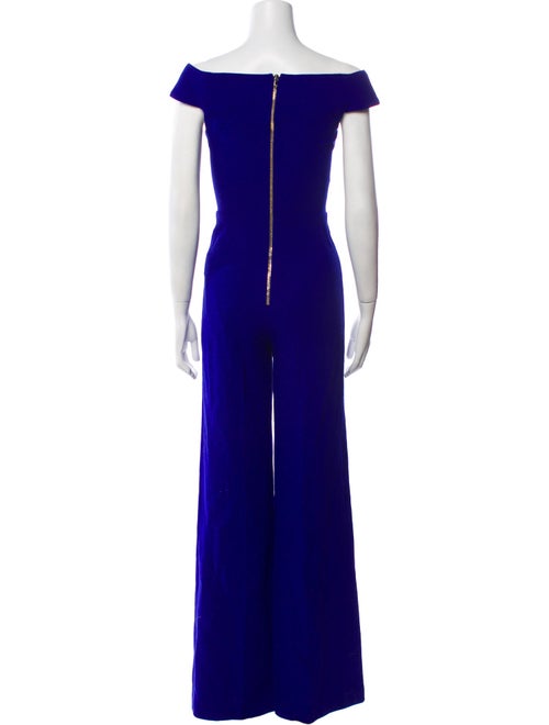 Roland Mouret Wool Off-The-Shoulder Jumpsuit