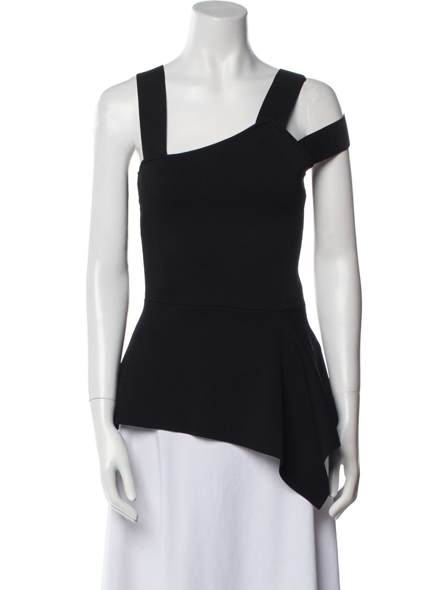 Roland Mouret One-Shoulder Sleeveless Top