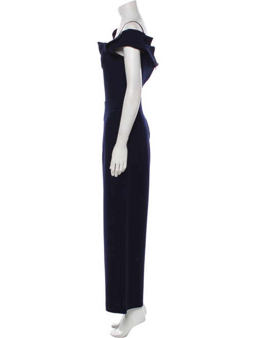 Roland Mouret Wool One-Shoulder Jumpsuit