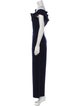 Roland Mouret Wool One-Shoulder Jumpsuit