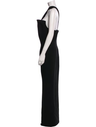 Roland Mouret Wool One-Shoulder Jumpsuit