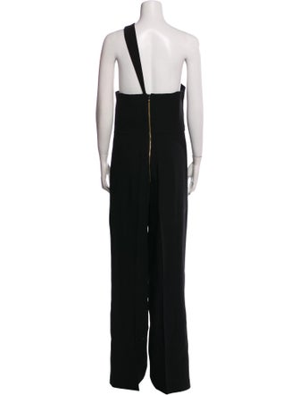 Roland Mouret Wool One-Shoulder Jumpsuit