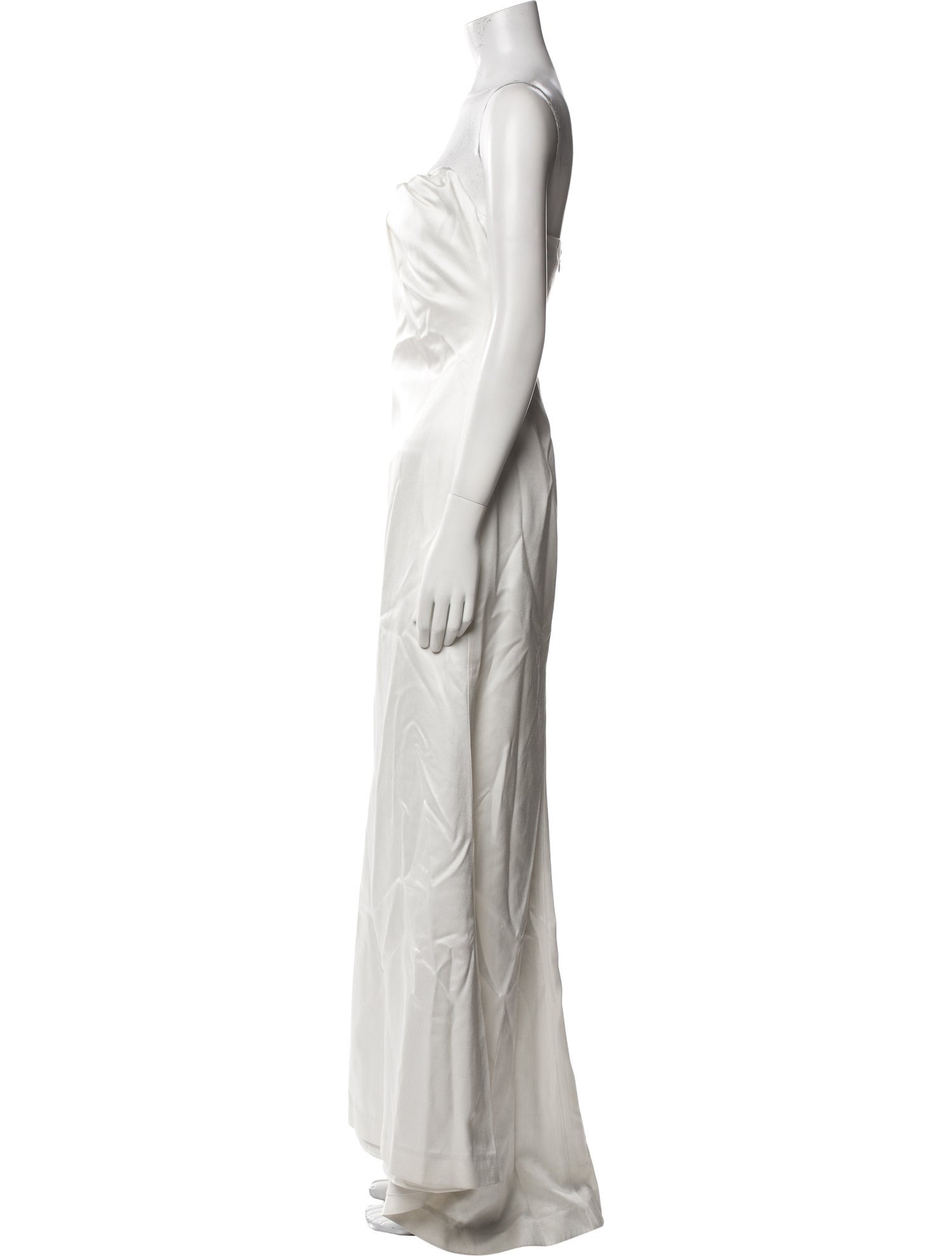 Roland Mouret Strapless Long Dress