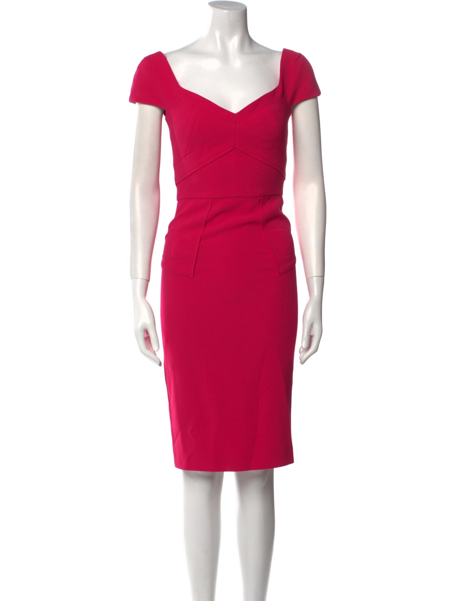 Roland Mouret Wool Knee-Length Dress