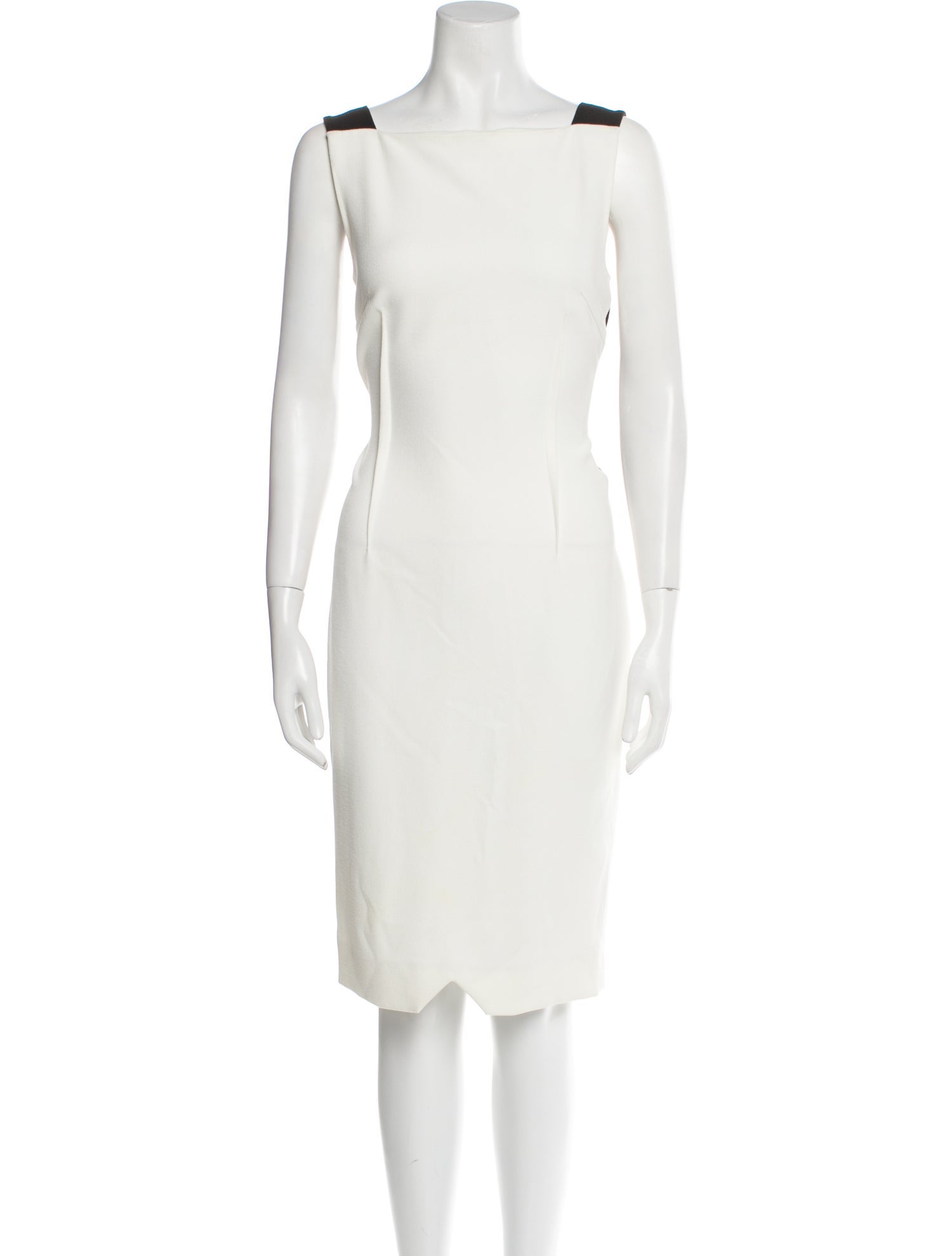 Roland Mouret Square Neckline Knee-Length Dress