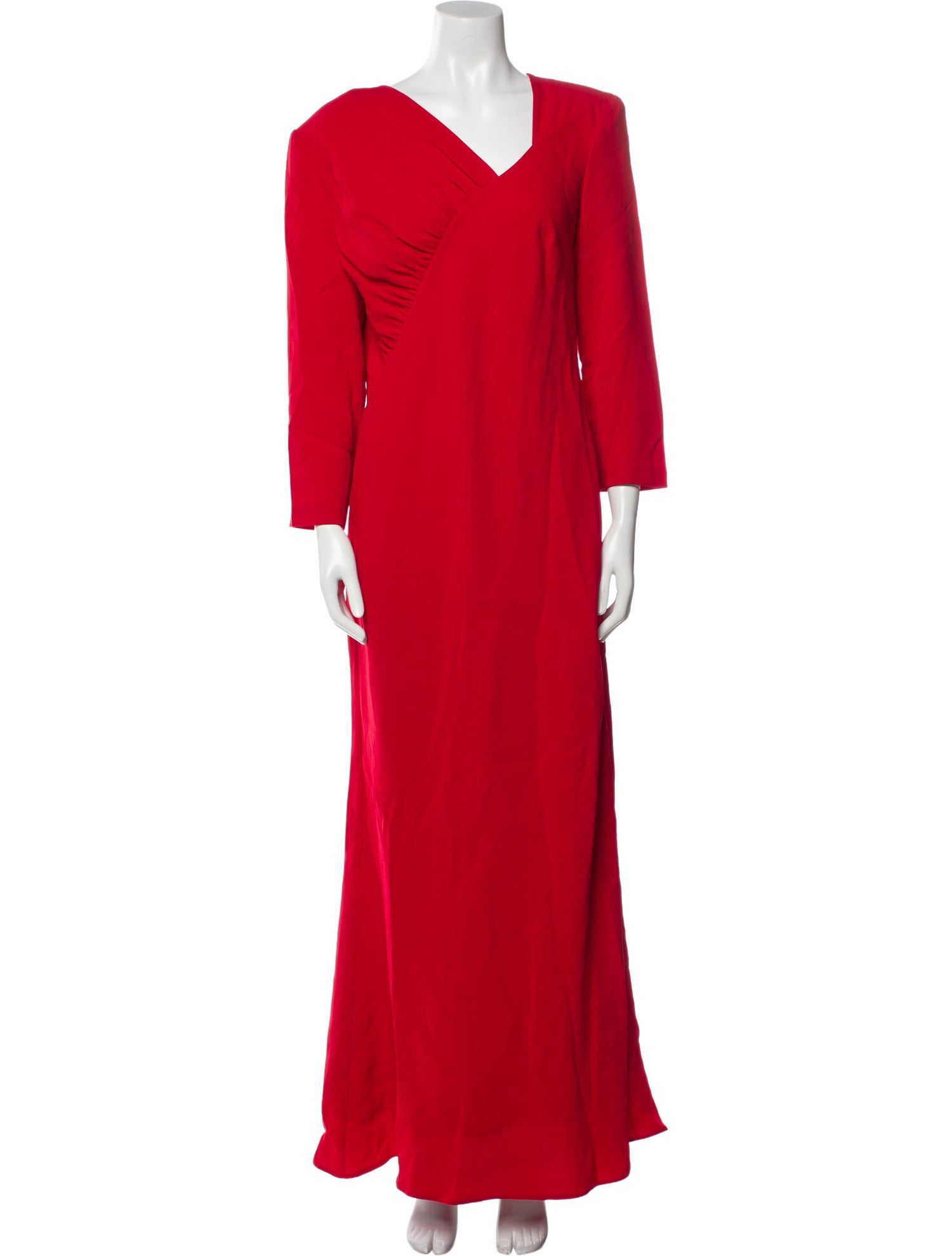 Roland Mouret V-Neck Long Dress