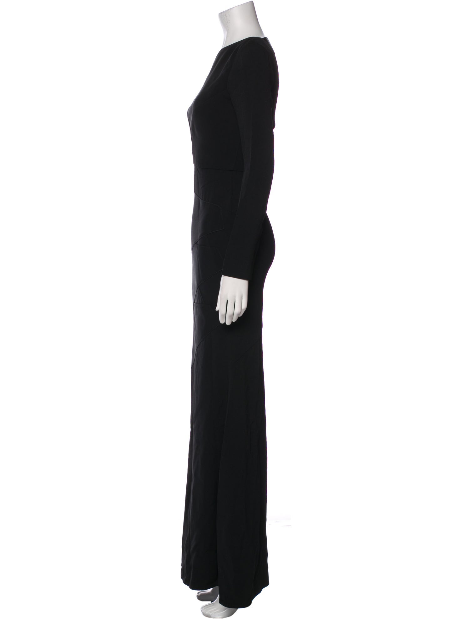 Roland Mouret One-Shoulder Long Dress
