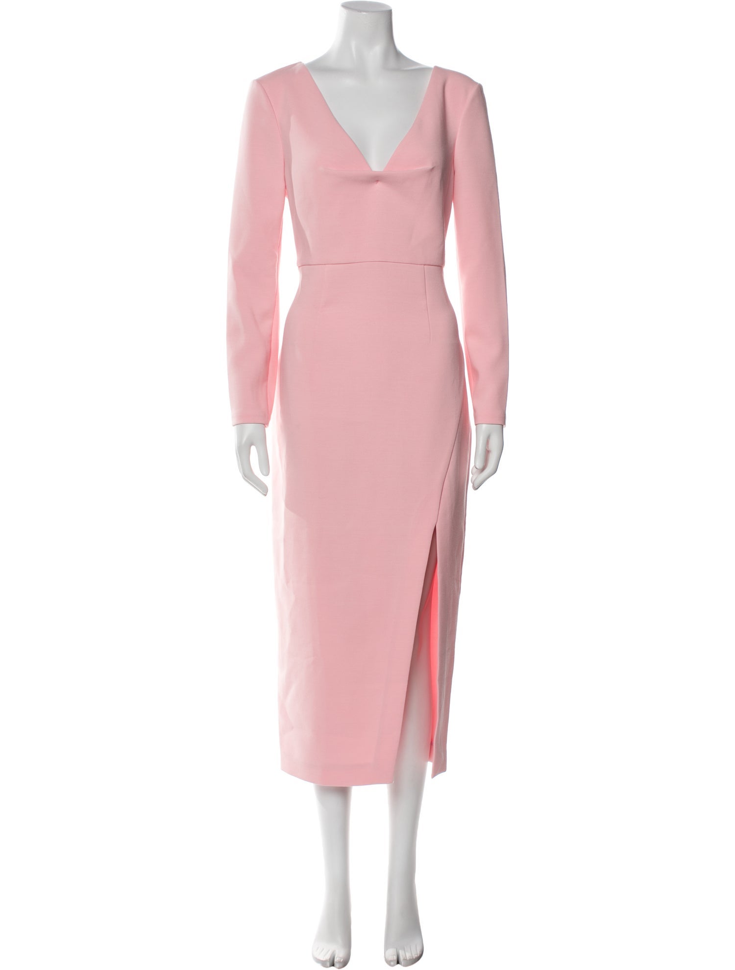 Roland Mouret V-Neck Long Dress