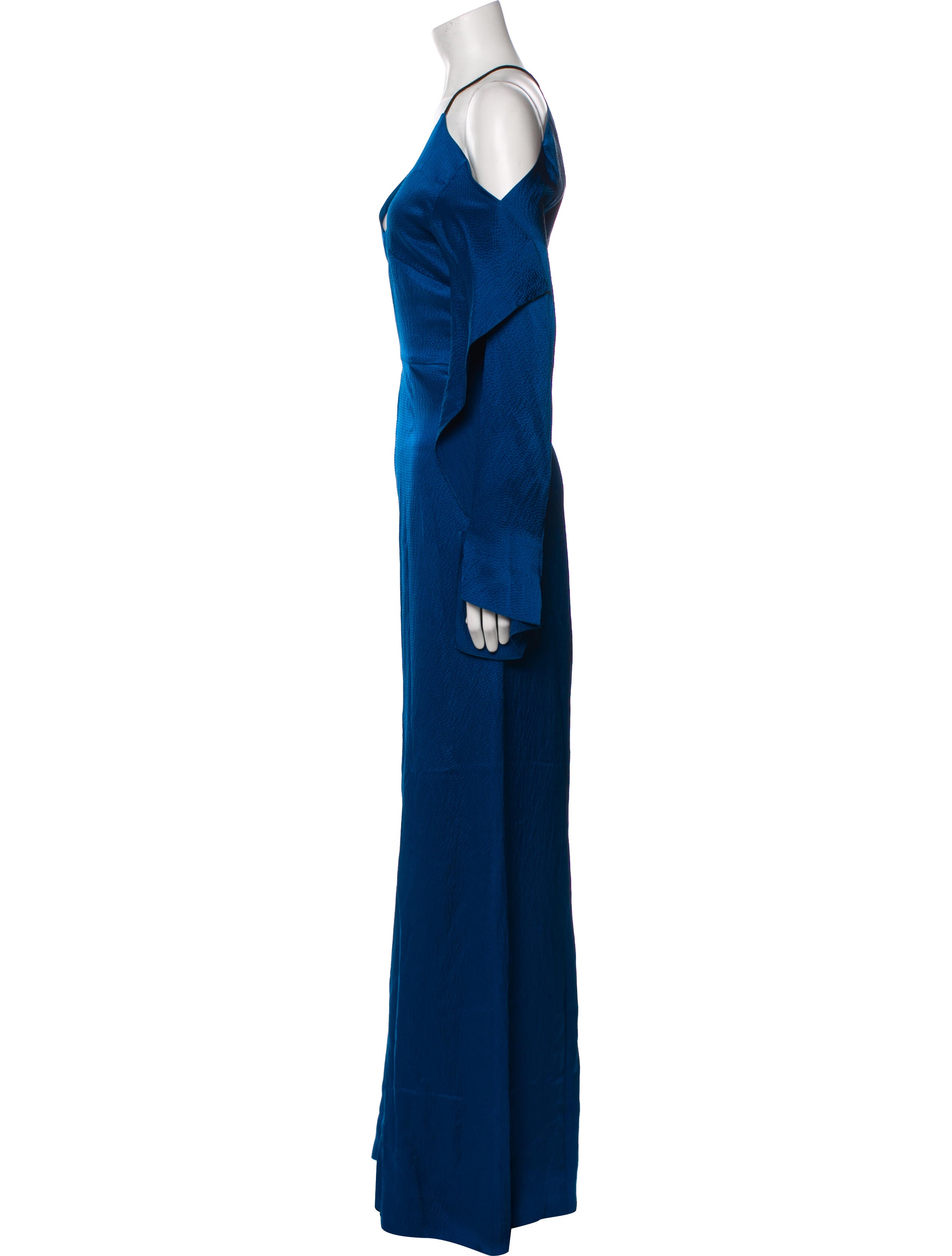Roland Mouret Silk V-Neck Jumpsuit