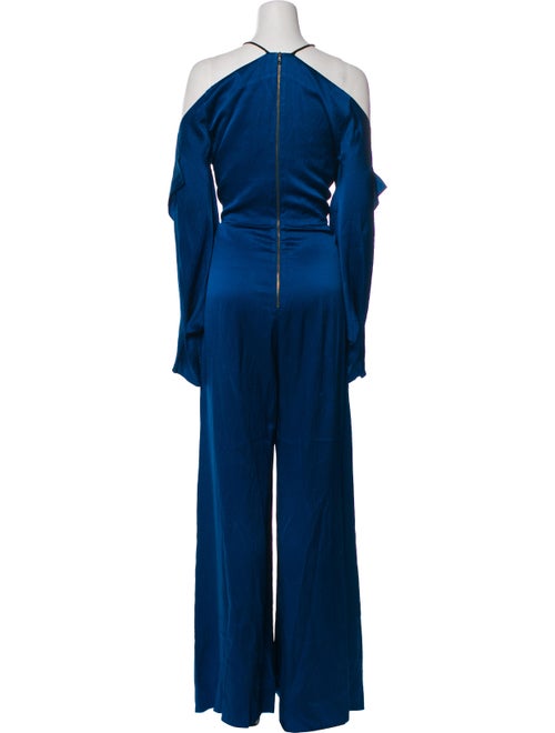 Roland Mouret Silk V-Neck Jumpsuit