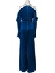 Roland Mouret Silk V-Neck Jumpsuit