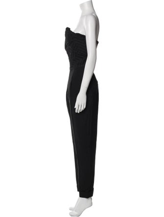 Roland Mouret Strapless Jumpsuit