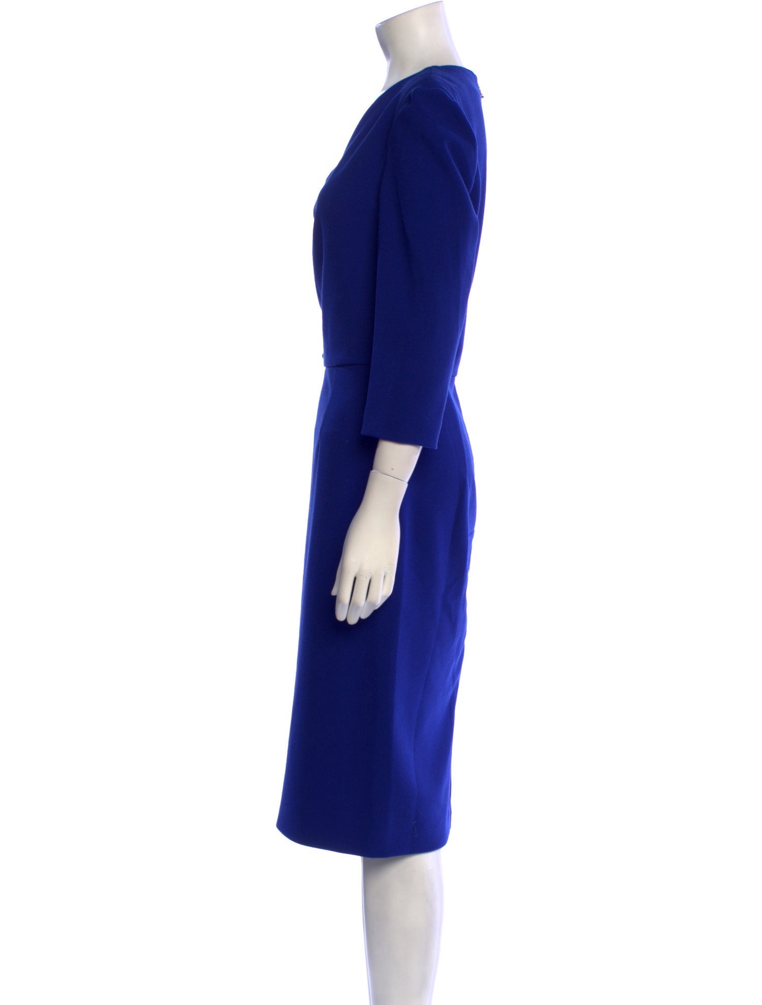 Roland Mouret Crew Neck Midi Length Dress
