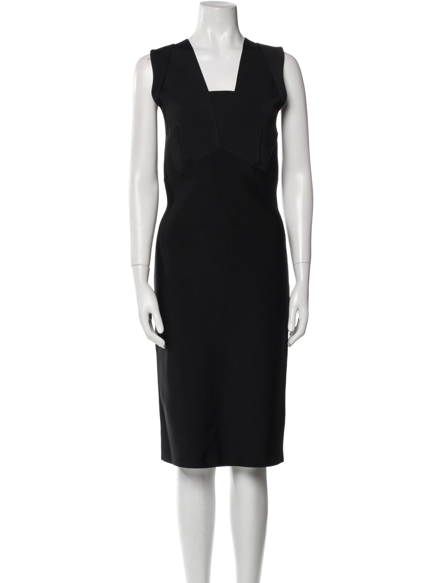 Roland Mouret Square Neckline Midi Length Dress