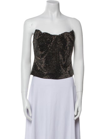 Roland Mouret Strapless Crop Top