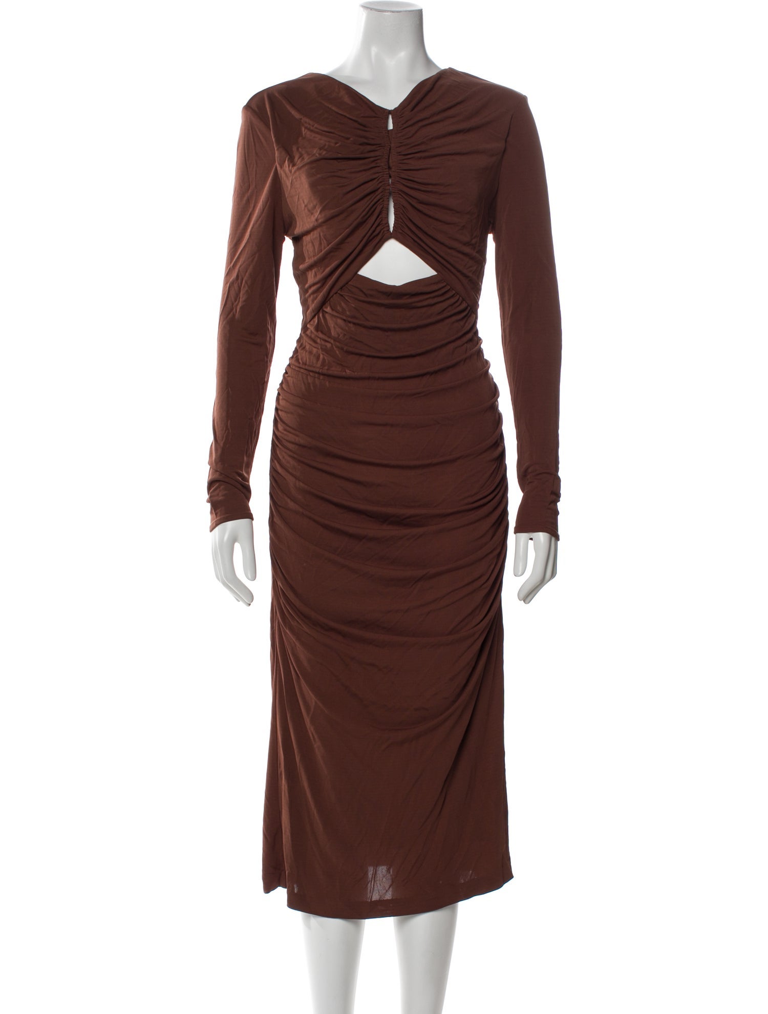 Roland Mouret Cowl Neck Midi Length Dress